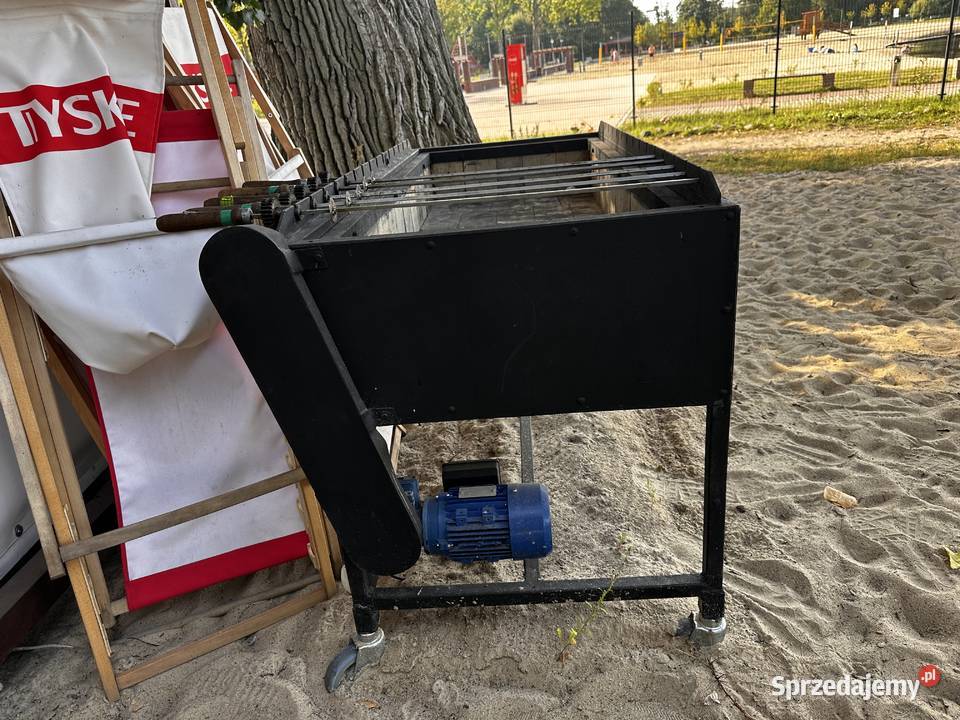 Grill obrotowy szaszłyk burgery kiełbasa SOLIDNY Szczecin sprzedam