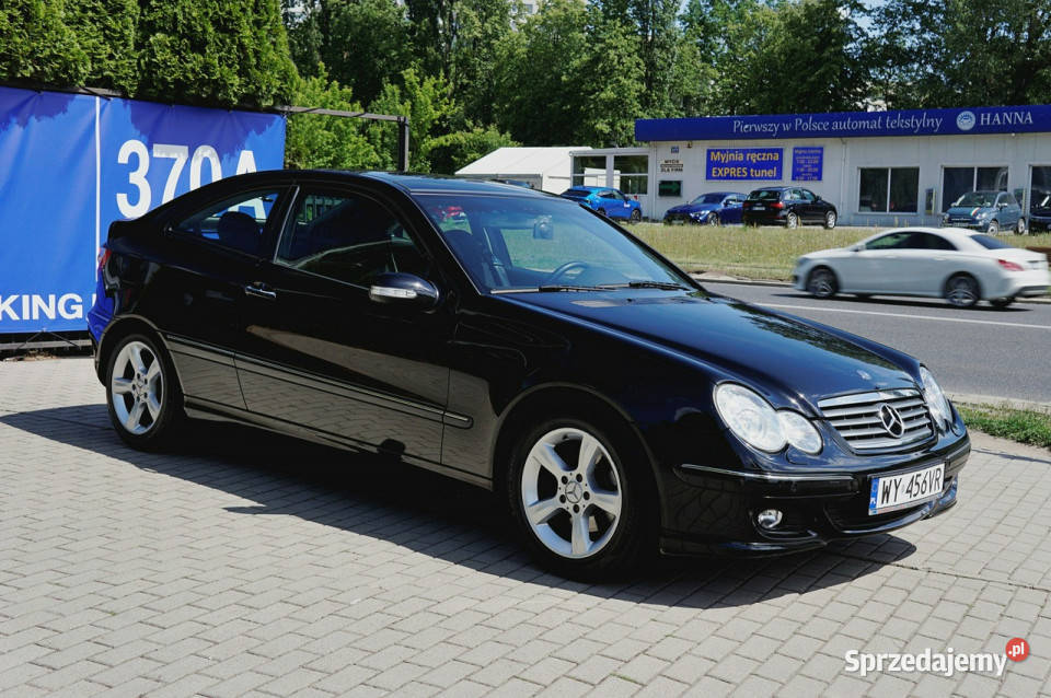 Mercedes C 200 C200 Kompressor Coupe niski aluminiowe felgi Warszawa