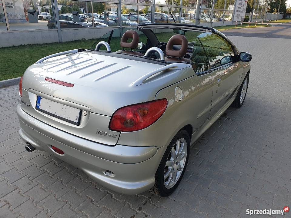 Peugeot 206 CC 16 Diesel 2006r Skóry Cabrio 95
