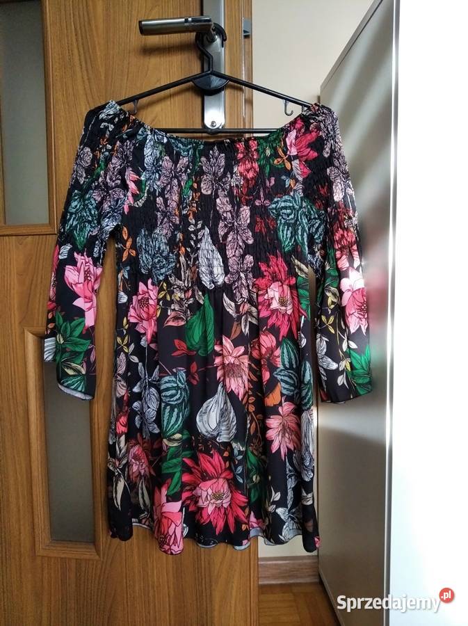 CUDNA bluzka tunika hiszpanka Paparazzi Fashion czerwony