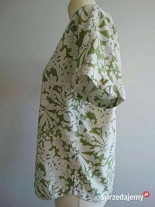 Bluzka Koszula Lniana Len Wiskoza Komfortowy Łomża