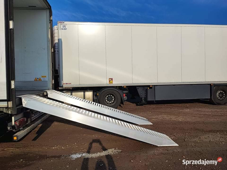 Najazdy aluminiowe 13 różnych modeli dł 25do45m Szczecin