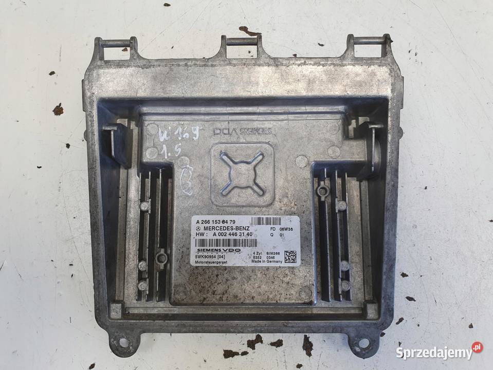 Mercedes W169 15 8V STEROWNIK SILNIKA Komputer Chełm