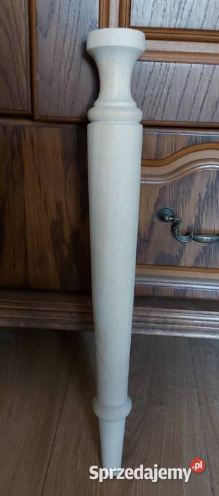 Nogi toczone z drewna do komody 6cm mazowieckie Mława