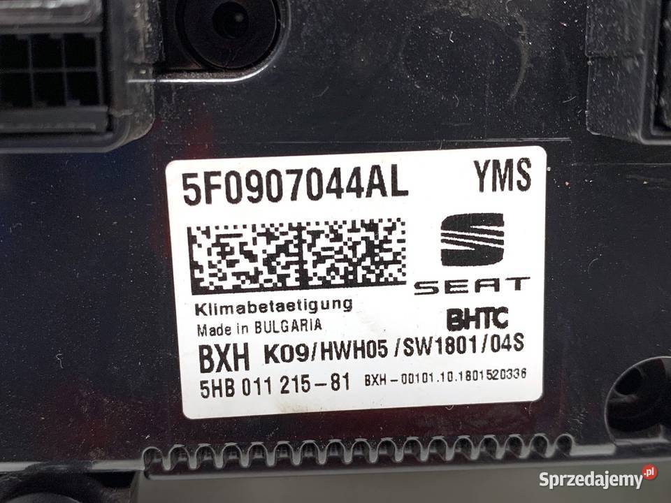 PANEL STEROWANIA NAWIEWU SEAT LEON III osobowe