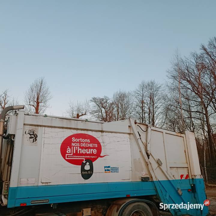 Zabudowa śmieciarki Eurovoirie Czesci Euroviorii Bielsko-Biała