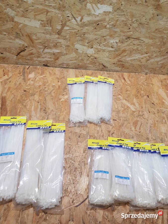 Opaski zaciskowe Standard 300250200 mm Białe Głogowa