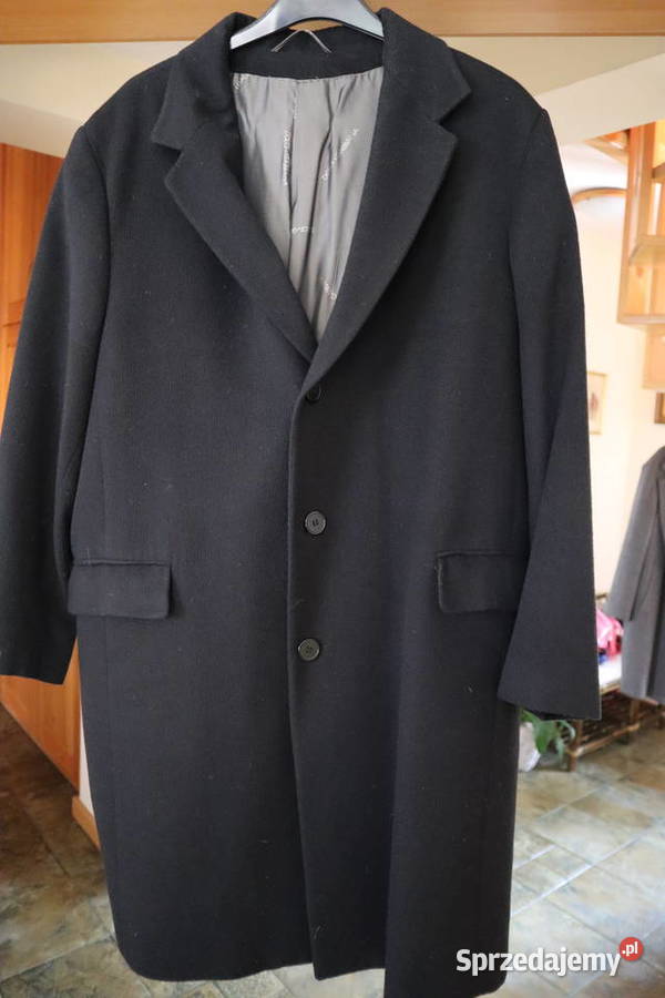 Męski płaszcz wełniany marki DolceGabbana Ustroń