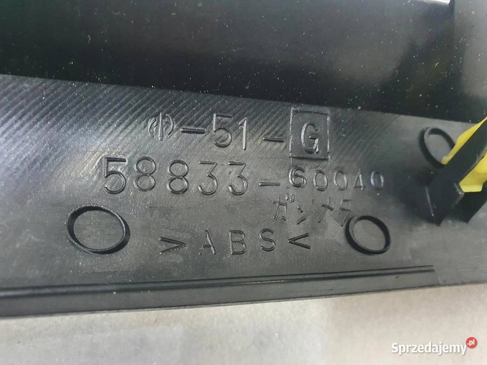 LISTWA KOKPIT CHROM TOYOTA LAND CRUISER 120 osobowe Szyby