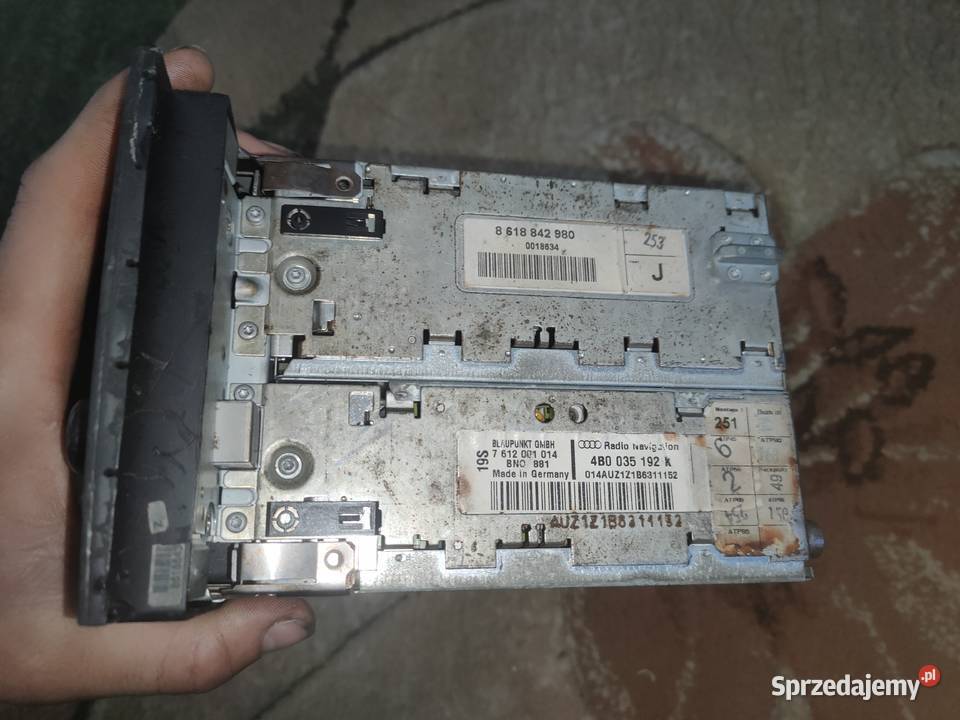 Radio Audi RNSD navigation plus 2 din a4 b5 lift Sanok sprzedam