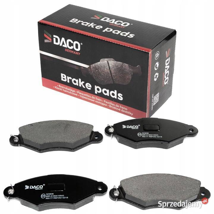 Klocki hamulcowe DACO 323938 KANGOO 98 PRZÓD Nowa Jamka