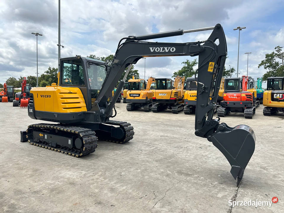 Minikoparka Midikoparka Volvo EC60C 56 Tony 2012 Łódź