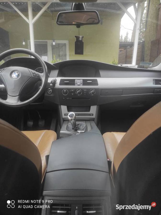 Zadbane BMW E 60Przed Lift2007CzarnySkóry