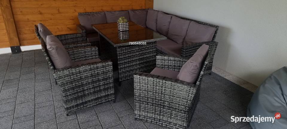 NOWY zestaw meble ogrodowe 10 osobowe narożnik małopolskie sprzedam