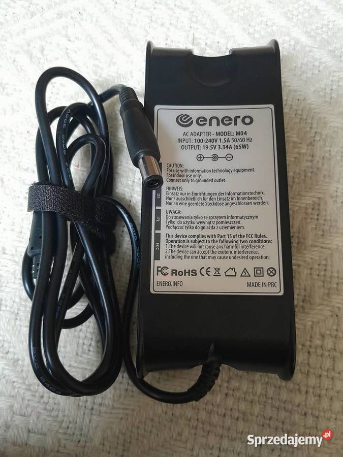 Zasilacz sieciowy Enero model M04 AC Adapter Obudowy i zasilanie małopolskie Wieliczka