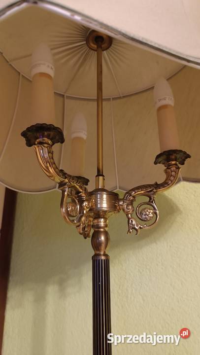 Lampa podłogowa mosiężna Goleniów