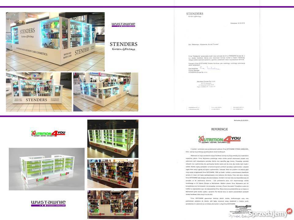 Wyspa handlowa wycena transport montaż Lublin