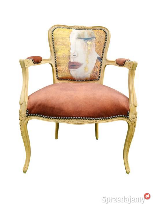 Fotel ludwikowski fotel dekoracyjny fotel do 85cm Kołobrzeg