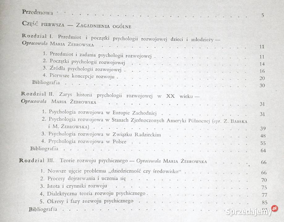 Psychologia rozwojowa dzieci i młodzieży Maria Chełm
