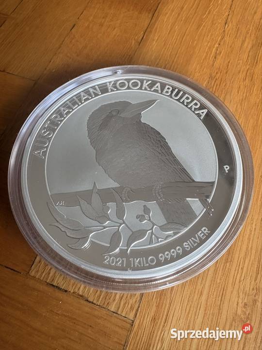 Kookaburra 1000 gramów Srebra 2021 Warszawa
