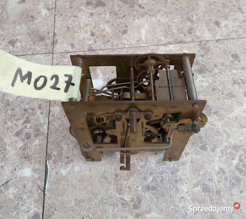 M027 Mechanizm starego zegara ściennego Junghans Tczew