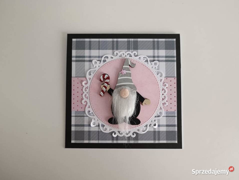 Kartka ręcznie robiona bożonarodzeniowa handmade łódzkie sprzedam