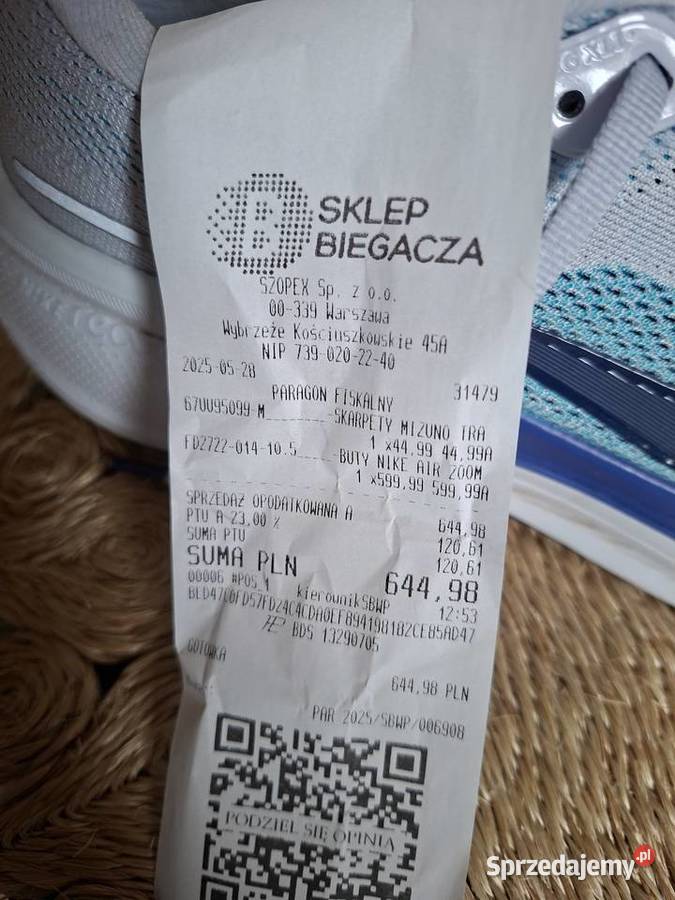 Buty Nike Sportowe mazowieckie Warszawa