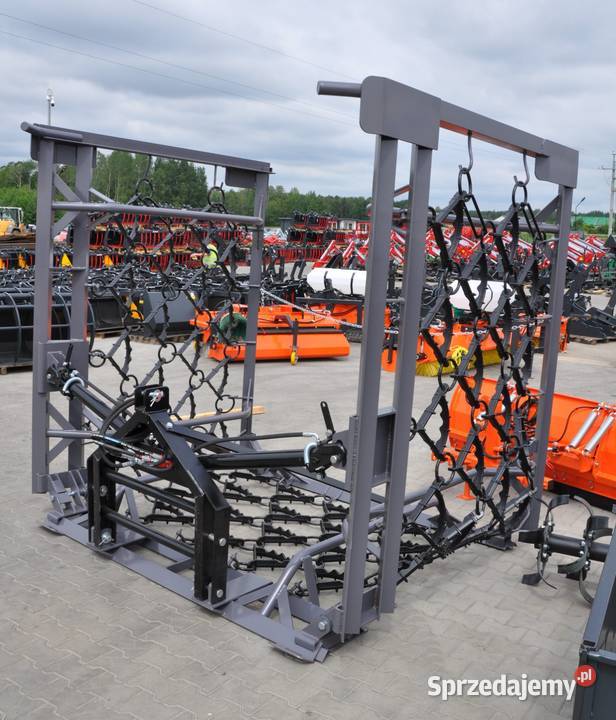 Włóka ŁąkowoPolowa MetalTechnik 4m4 rzędy2025r nieuszkodzony Lidzbark