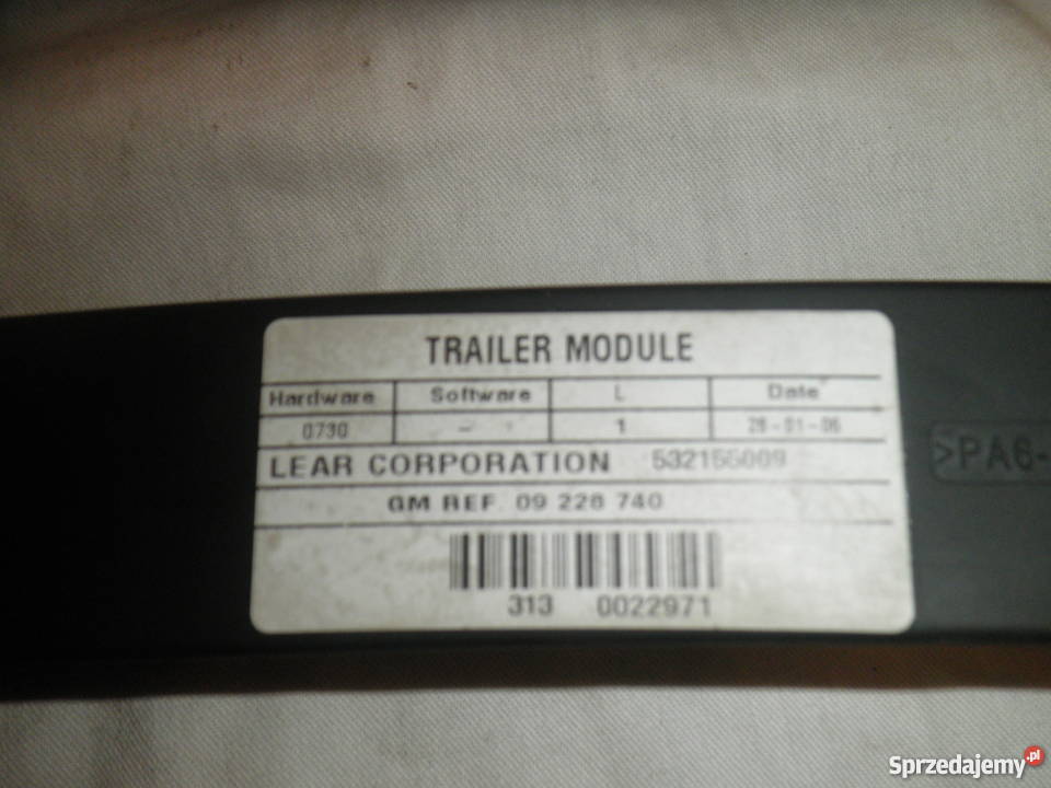 Moduł haka przyczepy Opel Vectra C Signum komputery Układ elektryczny kujawsko-pomorskie Toruń