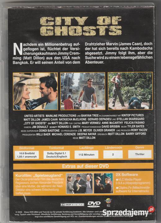 City Of Ghosts Miasto duchów DVD Filmy Pruszków