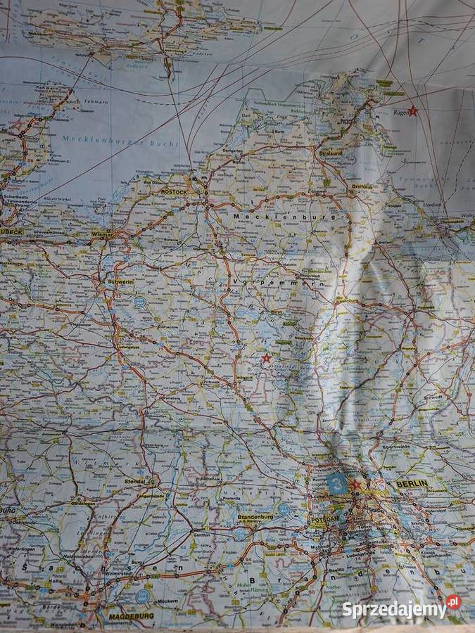 Germany Marco Polo 1800 000 mapa Kraków