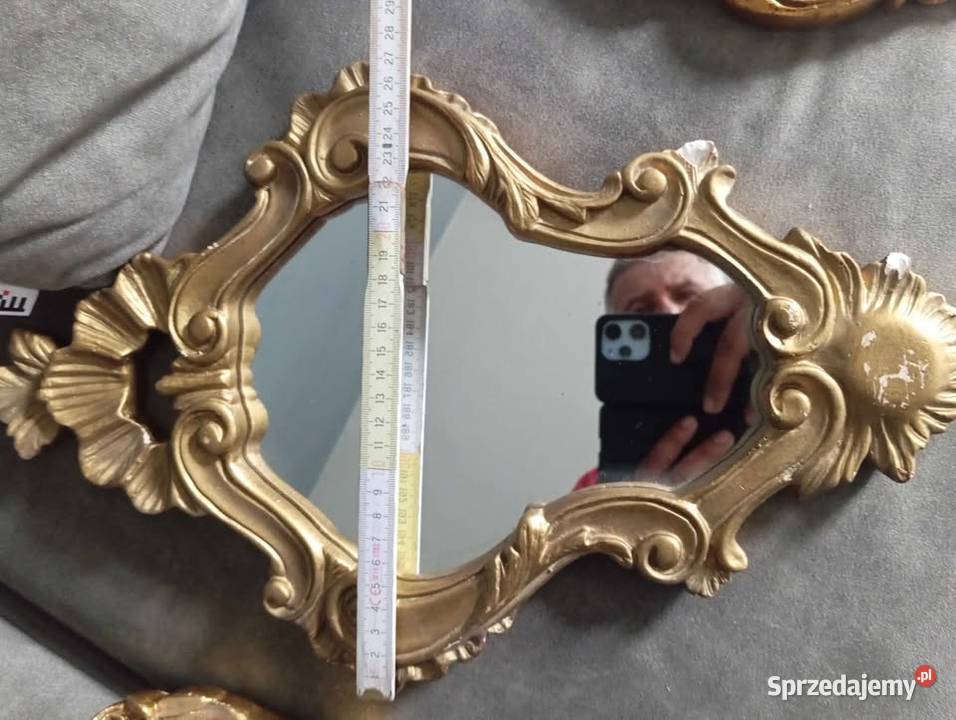 Lustro ozdobne Antyki warmińsko-mazurskie