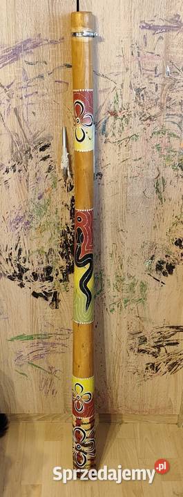 Didgeridoo z drewna tekowego 130 Pozostałe Olsztyn sprzedam