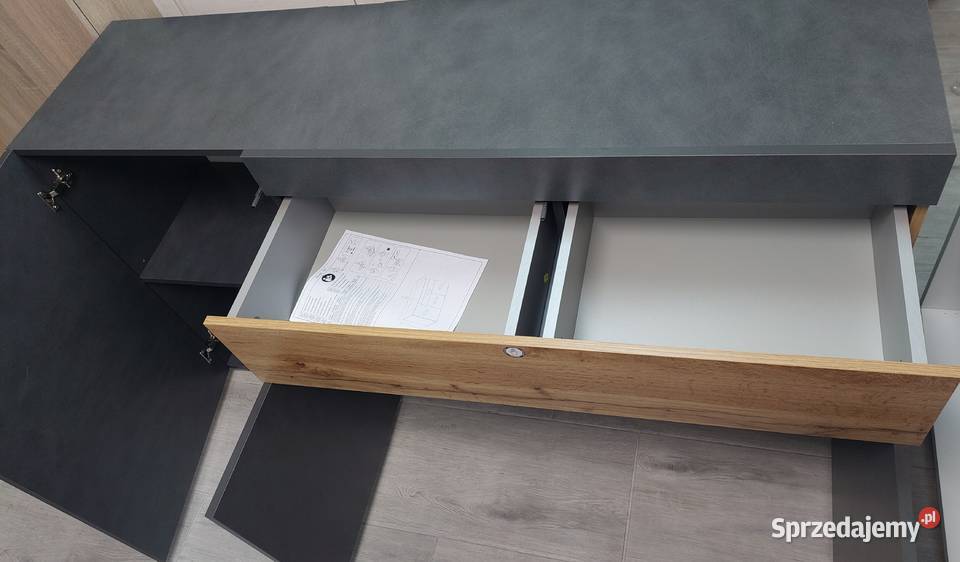 komoda 3d1sz antracytdąb wotan Komody Dom i Ogród Poznań