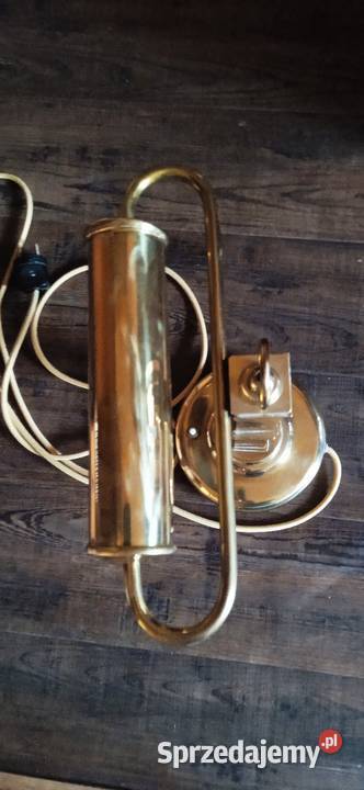 Mosiężna lampa gabinetowa bankierska Kraków