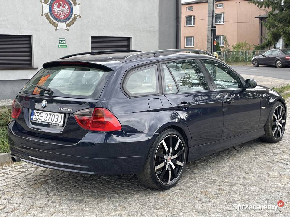 BMW Seria 3 e91 320D Automat 177 LIFT Skóra granatowy Motoryzacja Będzin