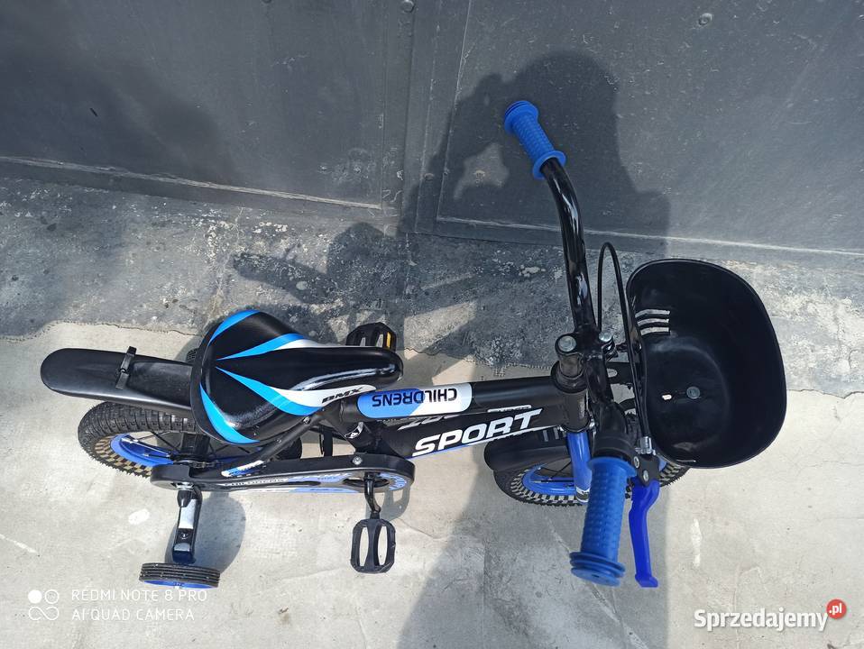 Rowerek Dziecięcy BMX 12 Kółka Boczne i Koszyk Wieliczka