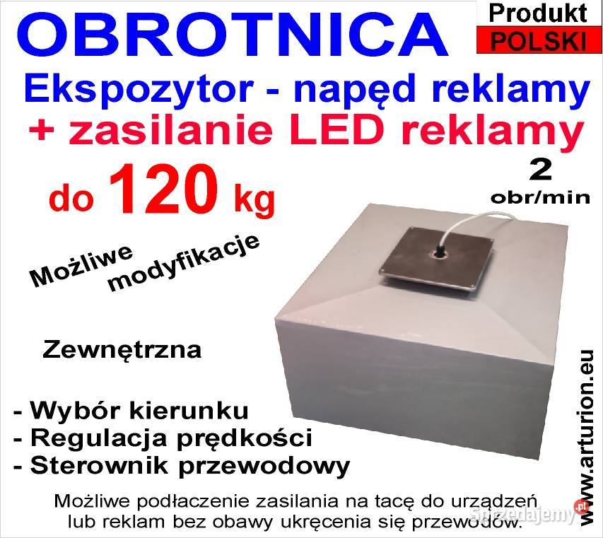 OBROTNICA EKSPOZYTOR KAWALET PODEST OBROTOWY do Warszawa sprzedam