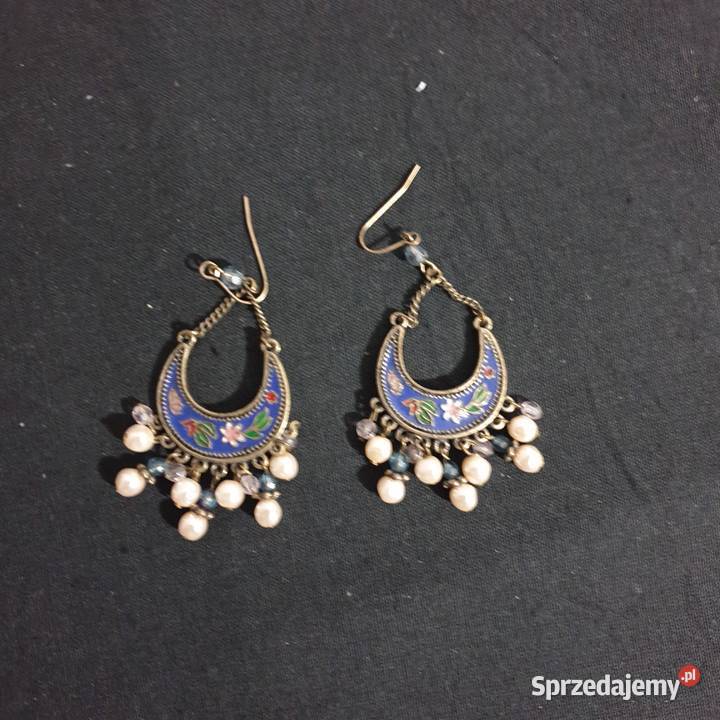 Kolczyki emalia Kolczyki mazowieckie Warszawa sprzedam