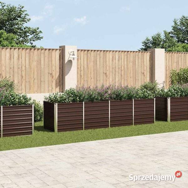 vidaXL Podwyższona donica brązowa 320x80x77 Warszawa
