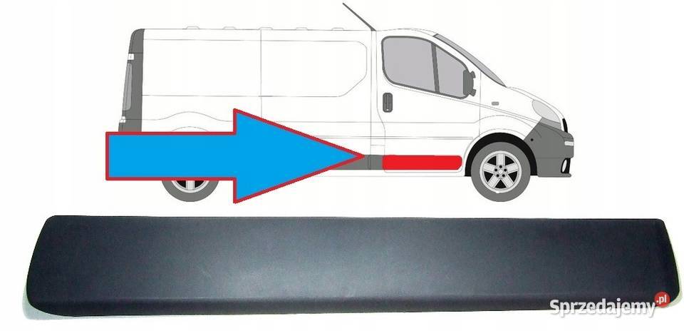 LISTWA DRZWI PRZÓD PRAWA RENAULT TRAFIC OPEL Głogów