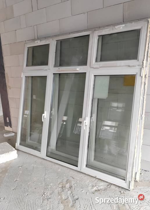 okna używane duże witryny Okna ścienne świętokrzyskie Kielce