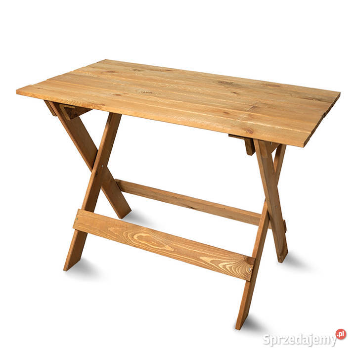 Stół Ogrodowy Drewniany Rozkładany Pojemny Na Elbląg