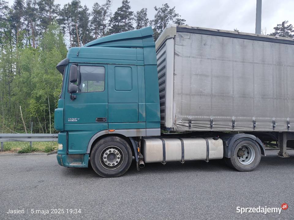 DAF XF105460 Naczepa Firanka tempomat Narol