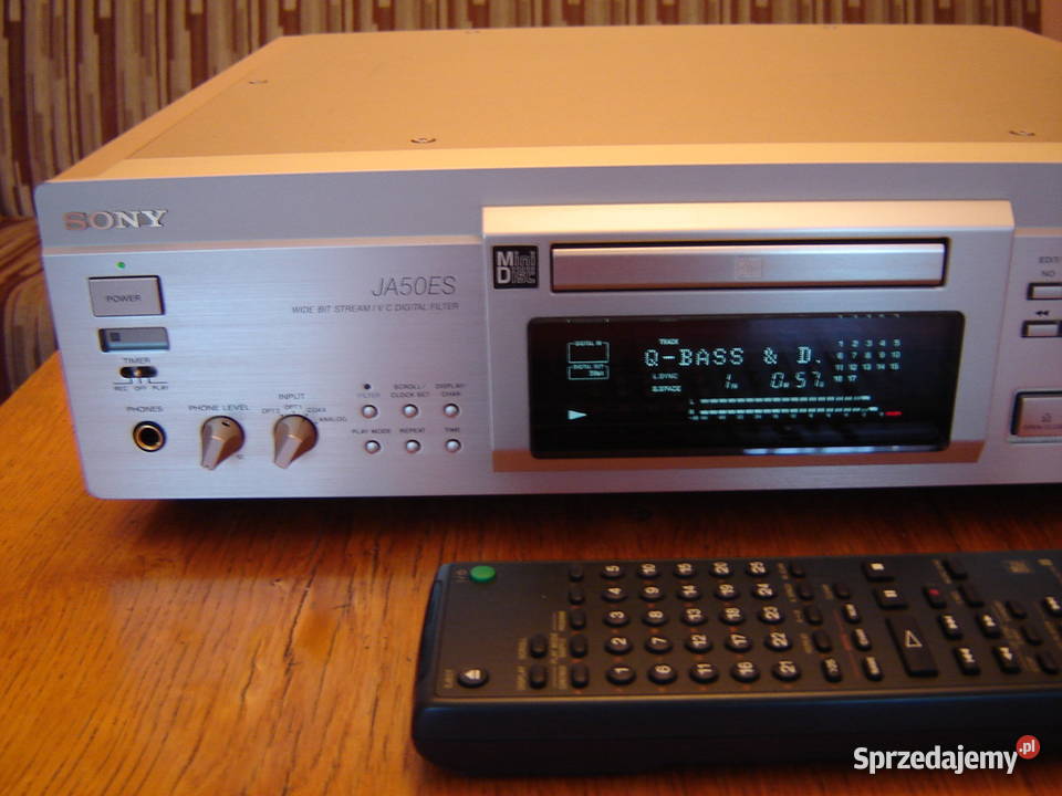 Minidisc Sony MDSJA50 ES z pilotem Ostrzeszów