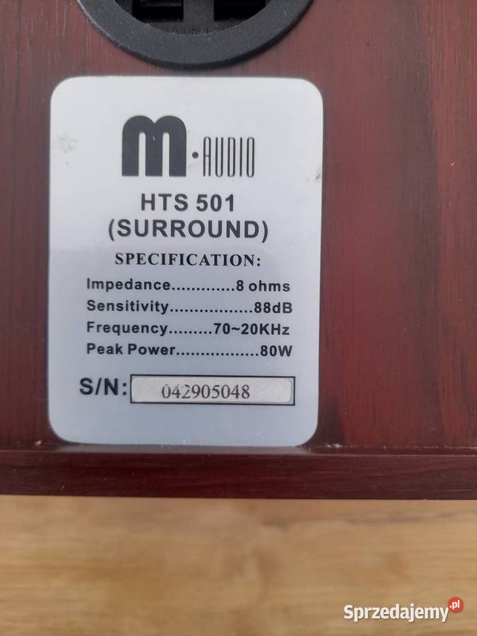 Glosnik Kolumna m audio hts 501 tylnia surround Oleśnica