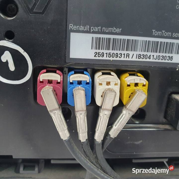 EKRAN WYŚWIETLACZ RADIA NAWIGACJI Renault Megane Chełm sprzedam