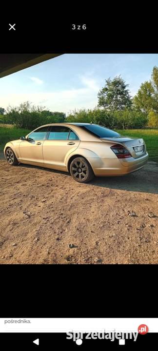 Mercedes w 221 long sprzedam Samochody osobowe Gniezno