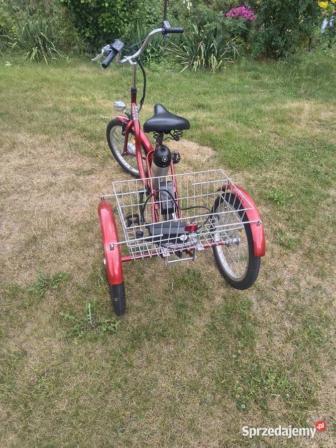 Rower trzykołowy elektryczny Wiśniew