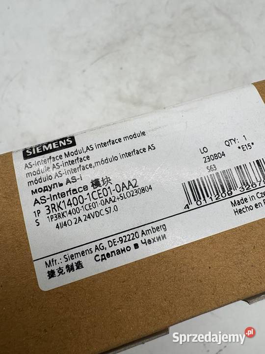 Siemens 3RK14001CE010AA2 Safety Relay sprzedam